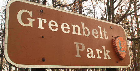 Greenbelt Park Sign